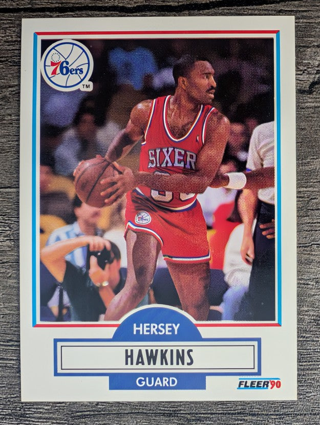1990-91 Fleer #143 Hersey Hawkins
