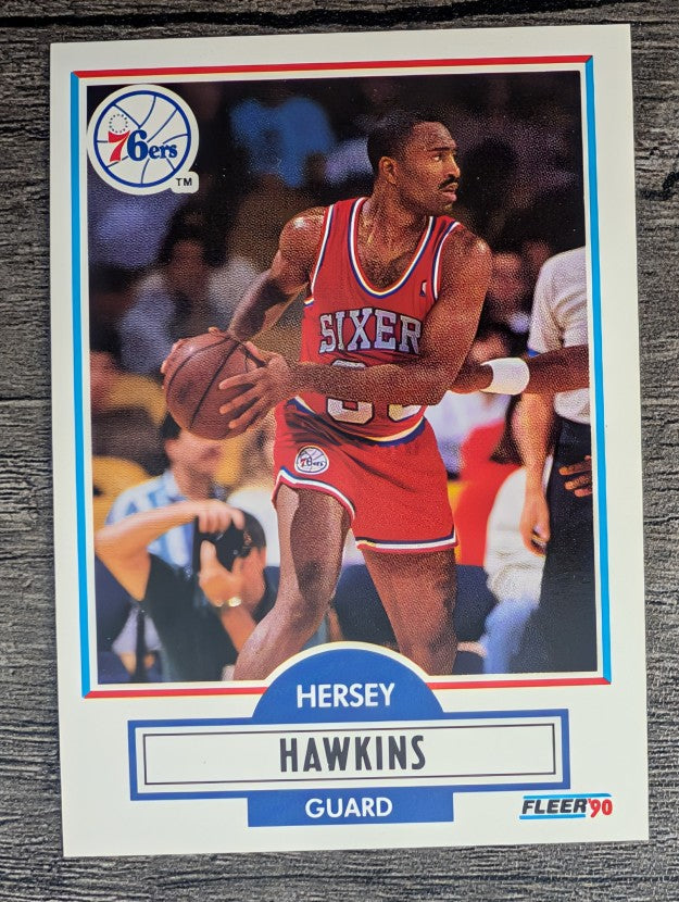 1990-91 Fleer #143 Hersey Hawkins
