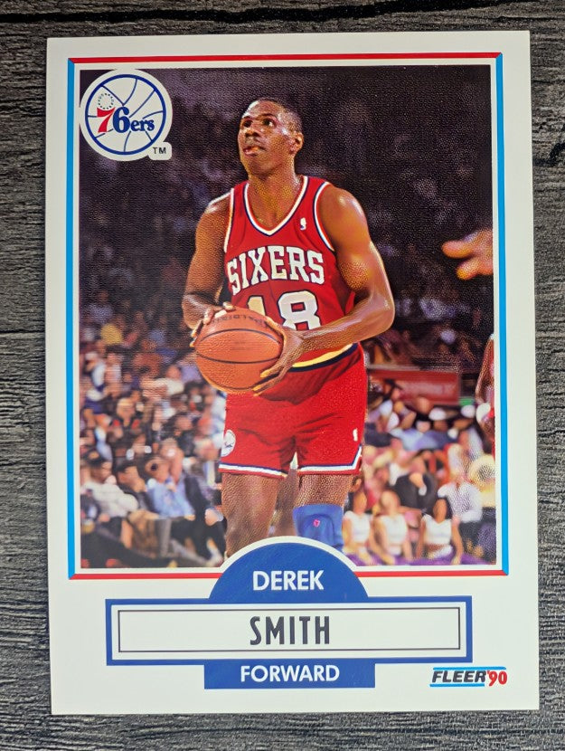 1990-91 Fleer #145 Derek Smith