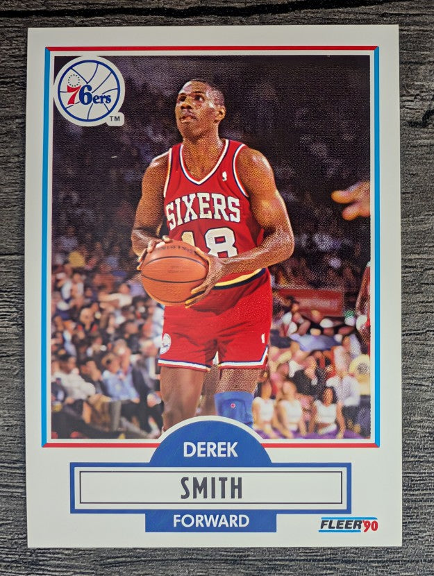 1990-91 Fleer #145 Derek Smith