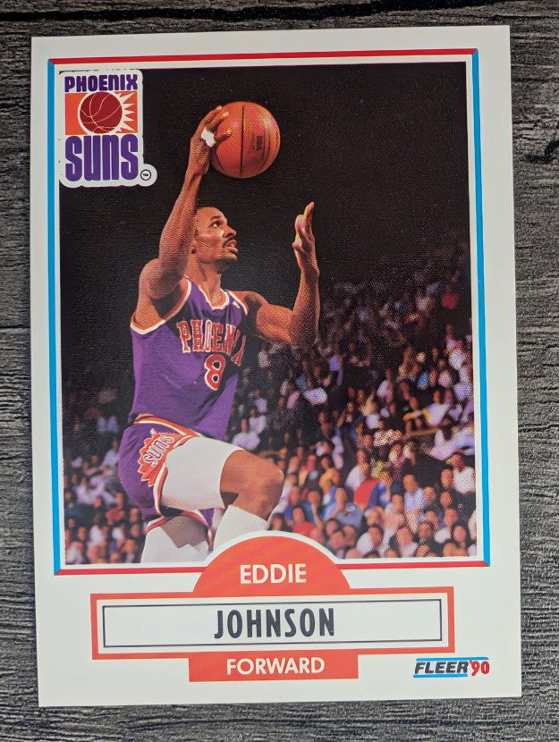 1990-91 Fleer #148 Eddie Johnson