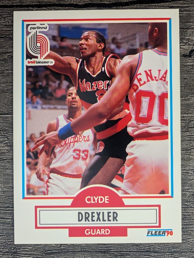 1990-91 Fleer #154 Clyde Drexler