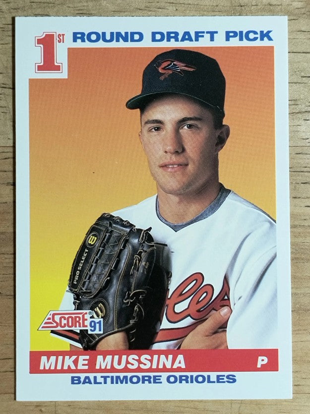 1991 Score #383 Mike Mussina RC