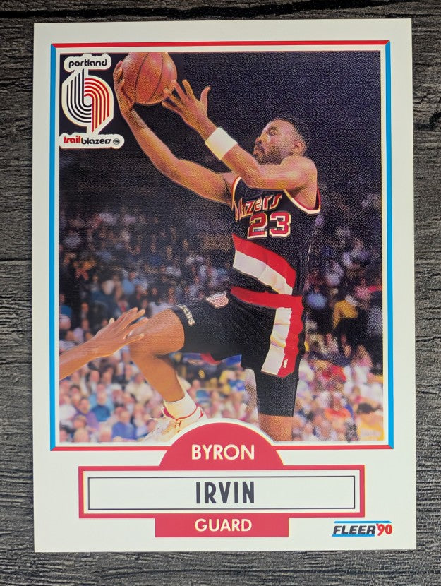 1990-91 Fleer #156 Byron Irvin