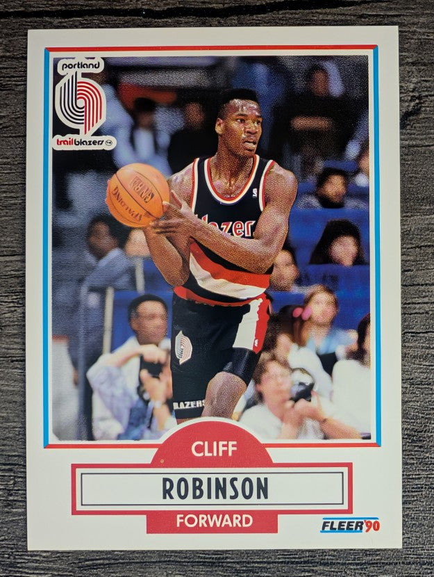 1990-91 Fleer #159 Clifford Robinson RC