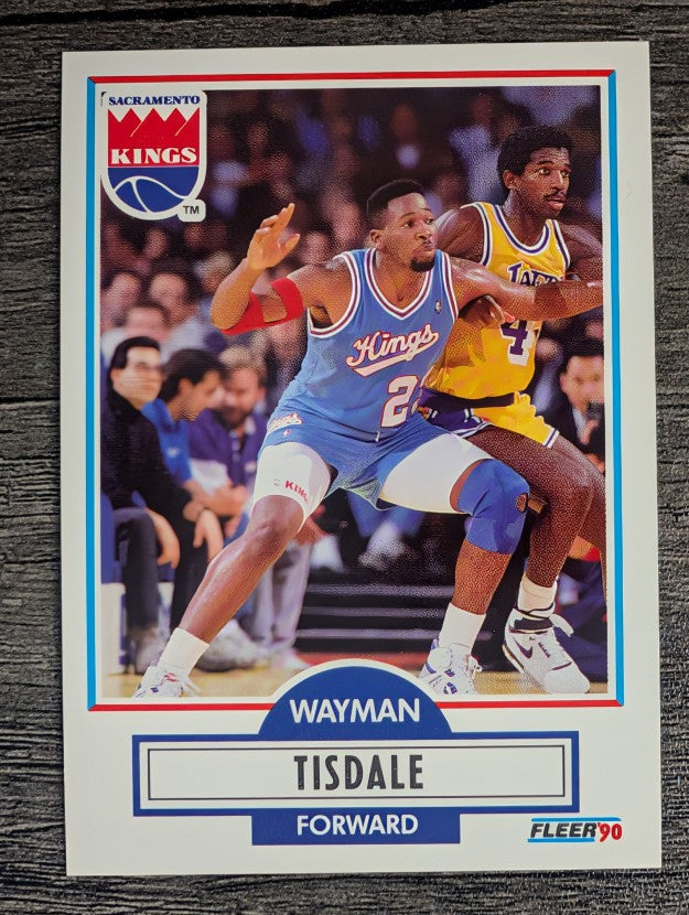 1990-91 Fleer #167 Wayman Tisdale