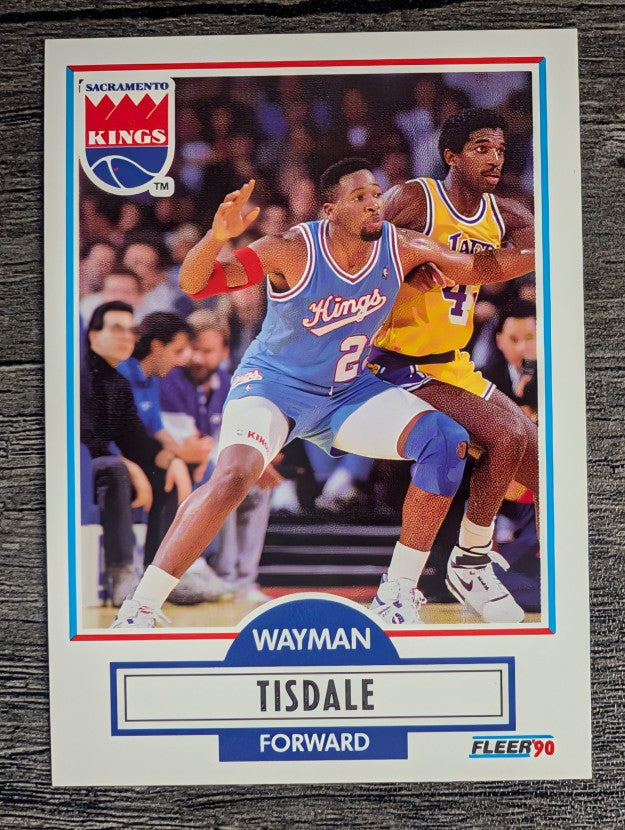 1990-91 Fleer #167 Wayman Tisdale