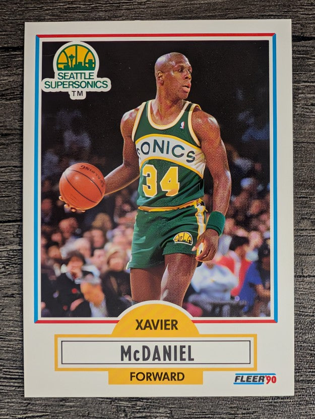 1990-91 Fleer #179 Xavier McDaniel