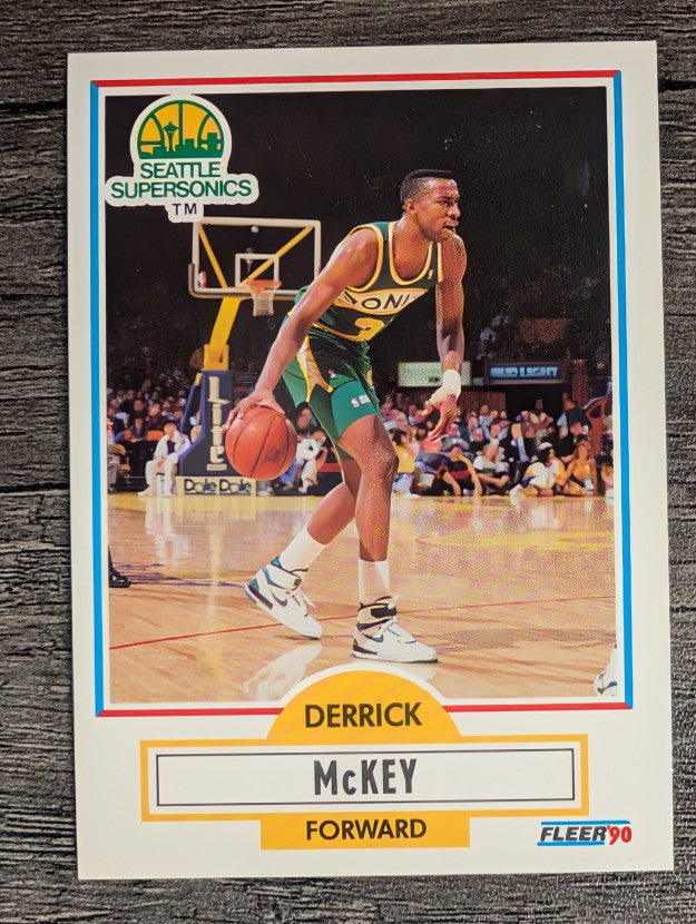 1990-91 Fleer #180 Derrick McKey