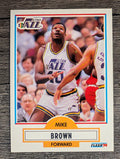 1990-91 Fleer #183 Mike Brown