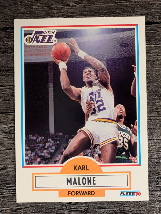 1990-91 Fleer #188 Karl Malone