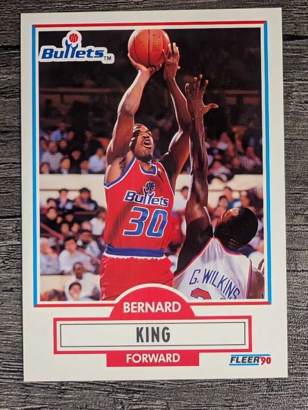 1990-91 Fleer #194 Bernard King