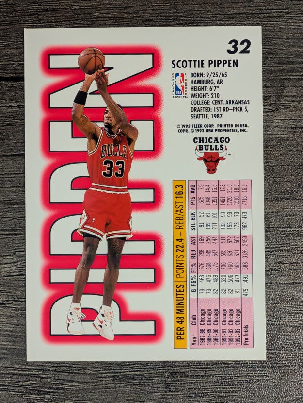 1993-94 Fleer #32 Scottie Pippen