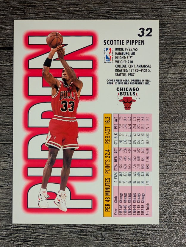 1993-94 Fleer #32 Scottie Pippen