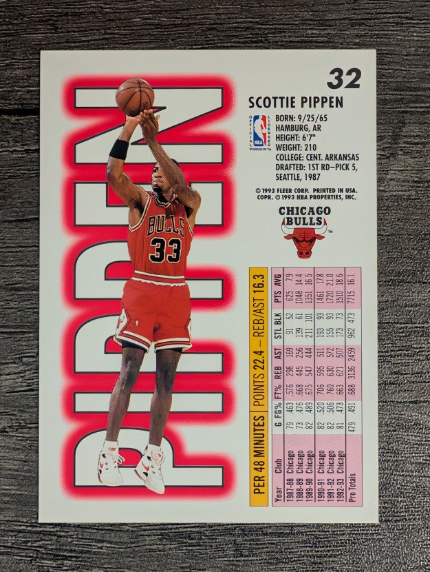 1993-94 Fleer #32 Scottie Pippen