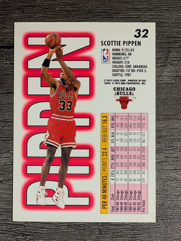1993-94 Fleer #32 Scottie Pippen