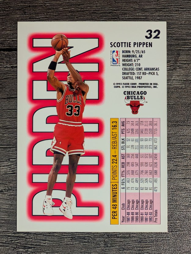 1993-94 Fleer #32 Scottie Pippen