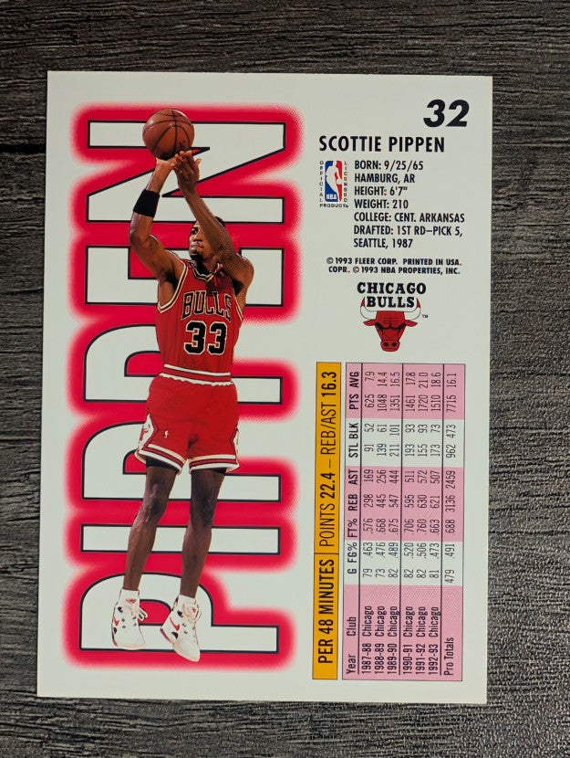 1993-94 Fleer #32 Scottie Pippen