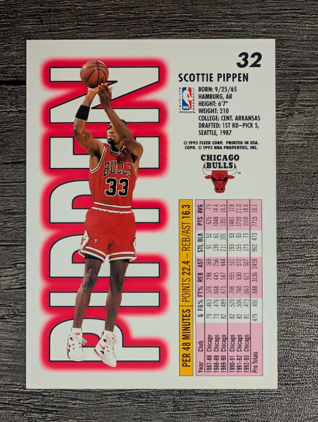 1993-94 Fleer #32 Scottie Pippen