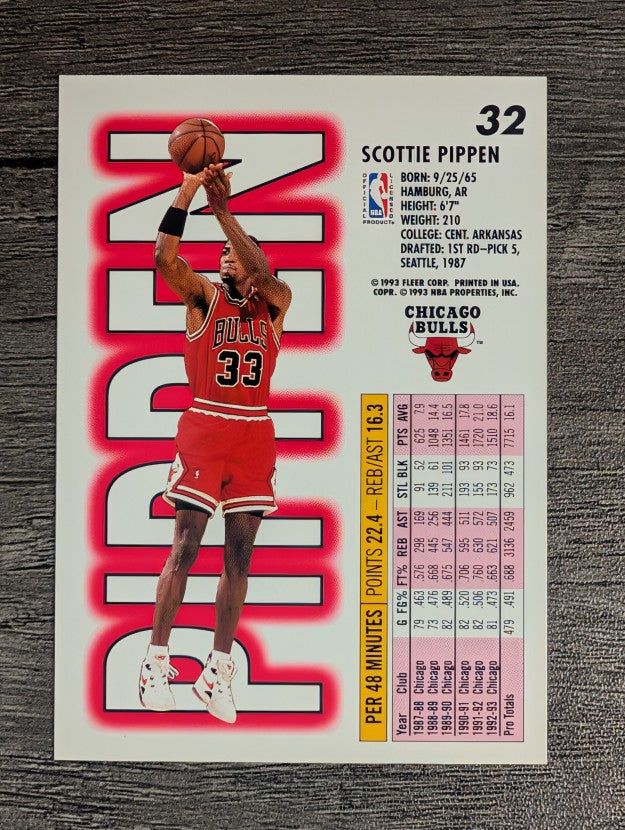 1993-94 Fleer #32 Scottie Pippen