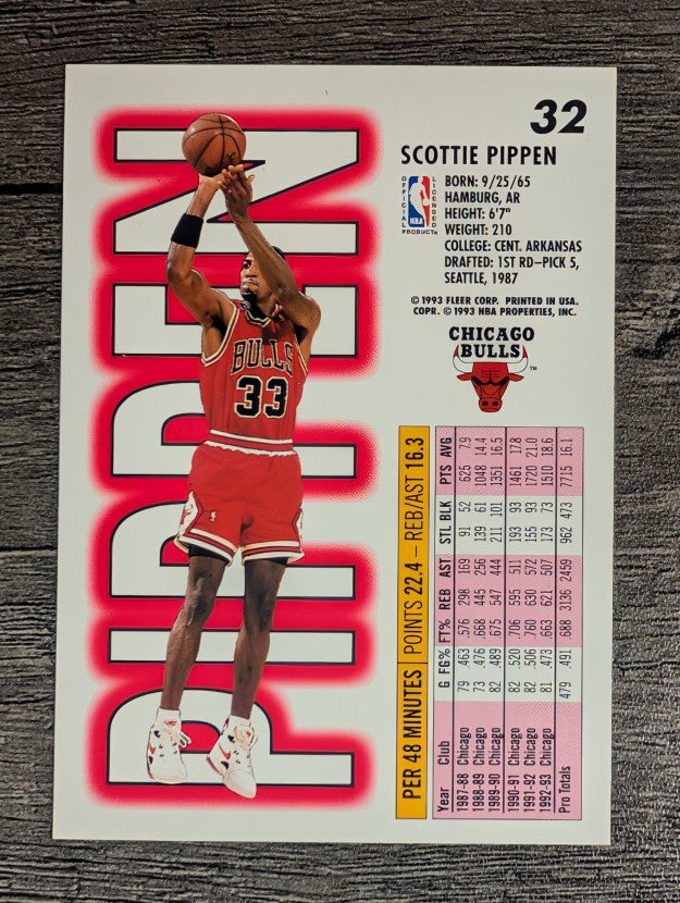 1993-94 Fleer #32 Scottie Pippen