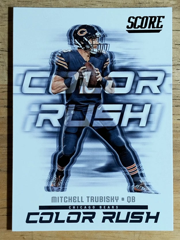2018 Score Color Rush #19 Mitchell Trubisky