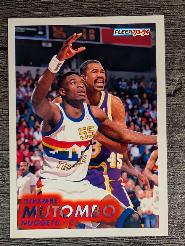 1993-94 Fleer #54 Dikembe Mutombo
