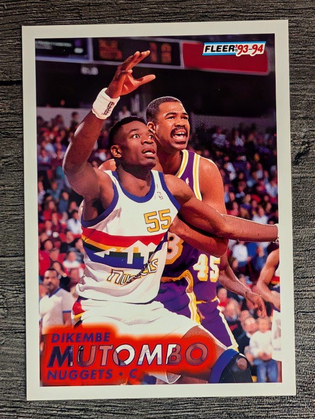 1993-94 Fleer #54 Dikembe Mutombo
