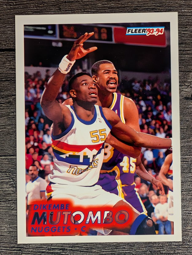 1993-94 Fleer #54 Dikembe Mutombo