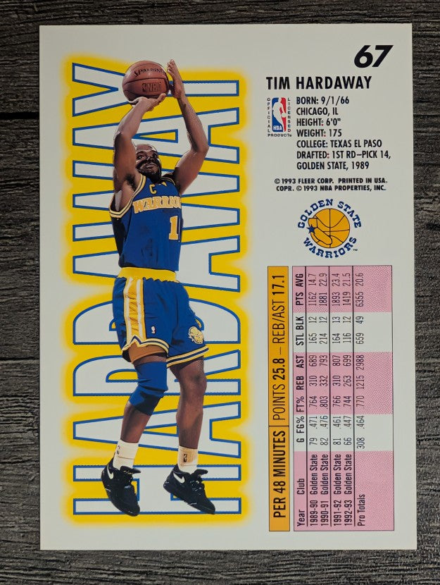 1993-94 Fleer #67 Tim Hardaway