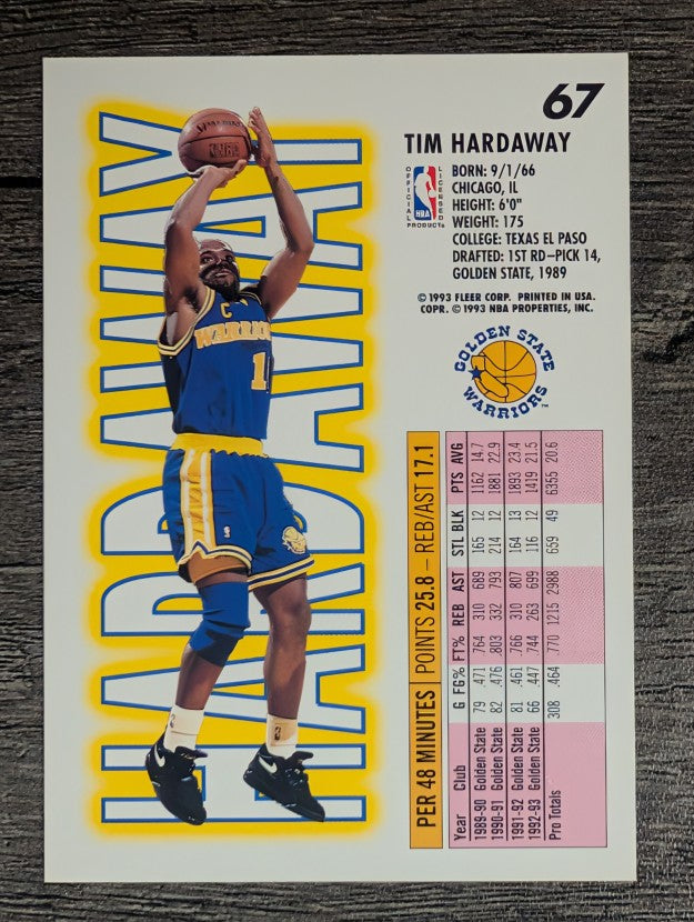 1993-94 Fleer #67 Tim Hardaway
