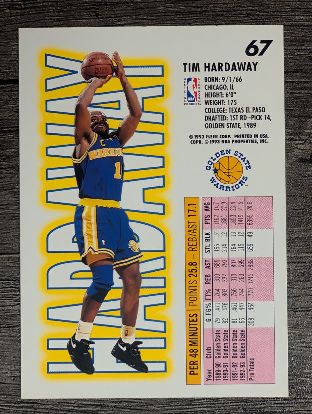 1993-94 Fleer #67 Tim Hardaway