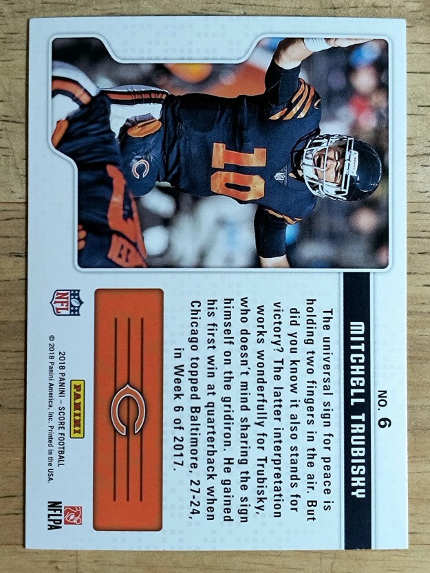 2018 Score Signal Callers #6 Mitchell Trubisky