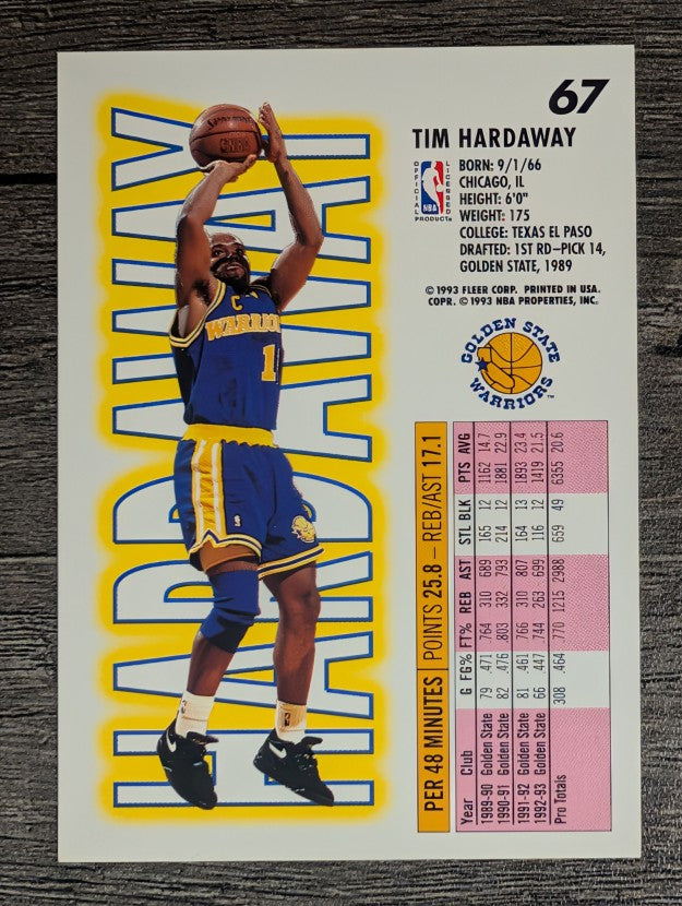 1993-94 Fleer #67 Tim Hardaway