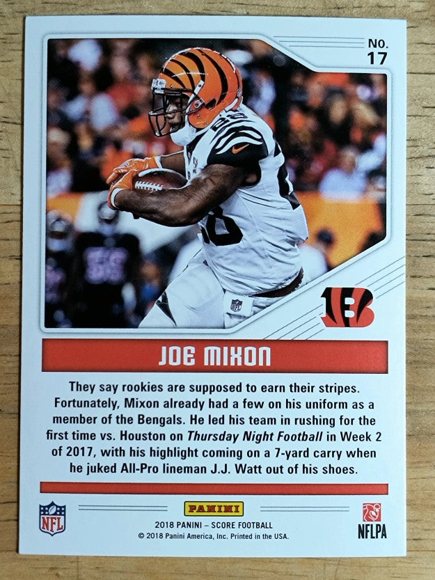 2018 Score Color Rush #17 Joe Mixon