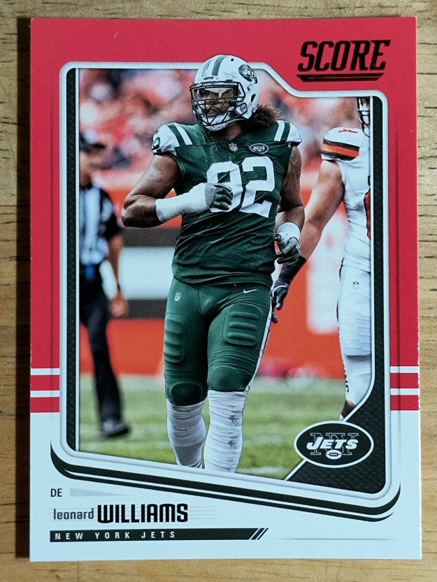 2018 Score Red #246 Leonard Williams