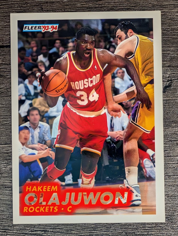 1993-94 Fleer #79 Hakeem Olajuwon