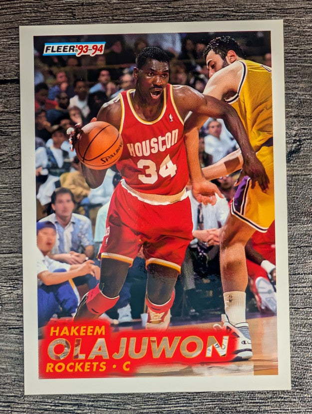 1993-94 Fleer #79 Hakeem Olajuwon