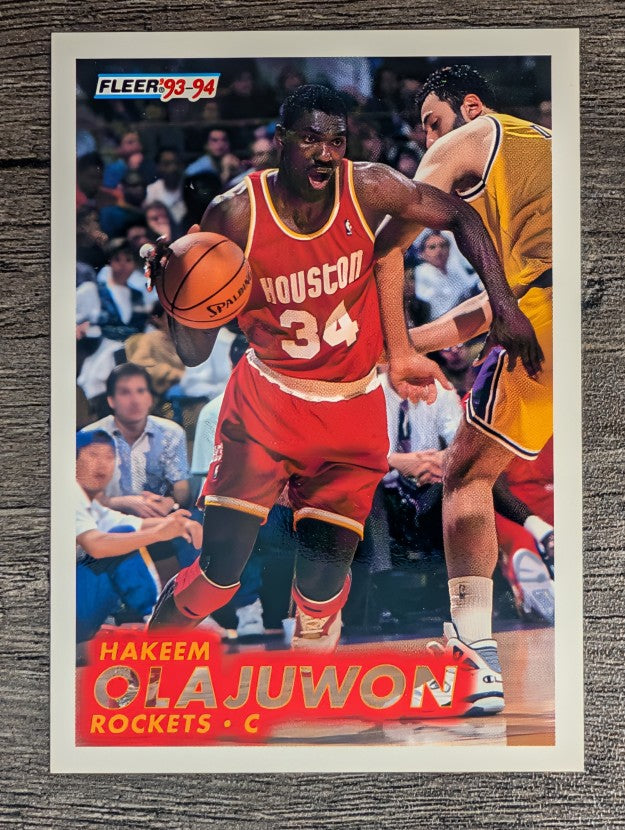 1993-94 Fleer #79 Hakeem Olajuwon