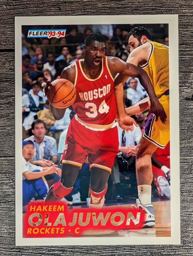 1993-94 Fleer #79 Hakeem Olajuwon