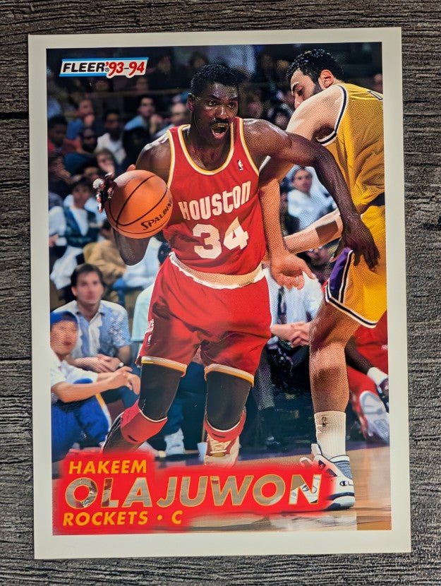 1993-94 Fleer #79 Hakeem Olajuwon