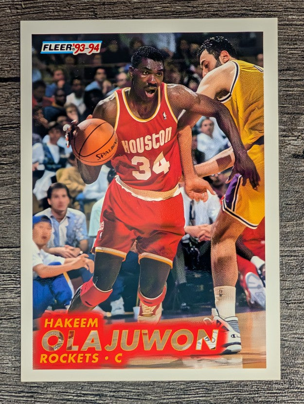 1993-94 Fleer #79 Hakeem Olajuwon