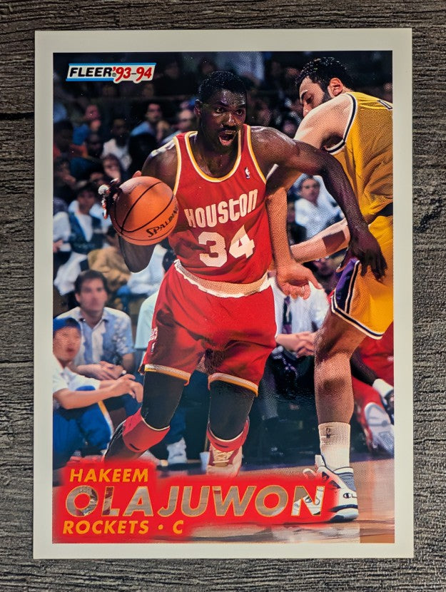 1993-94 Fleer #79 Hakeem Olajuwon