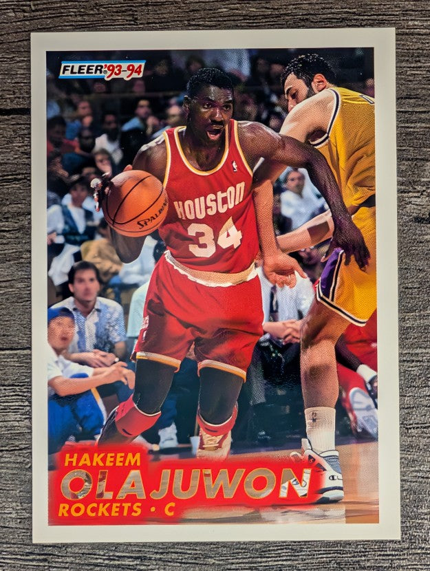 1993-94 Fleer #79 Hakeem Olajuwon