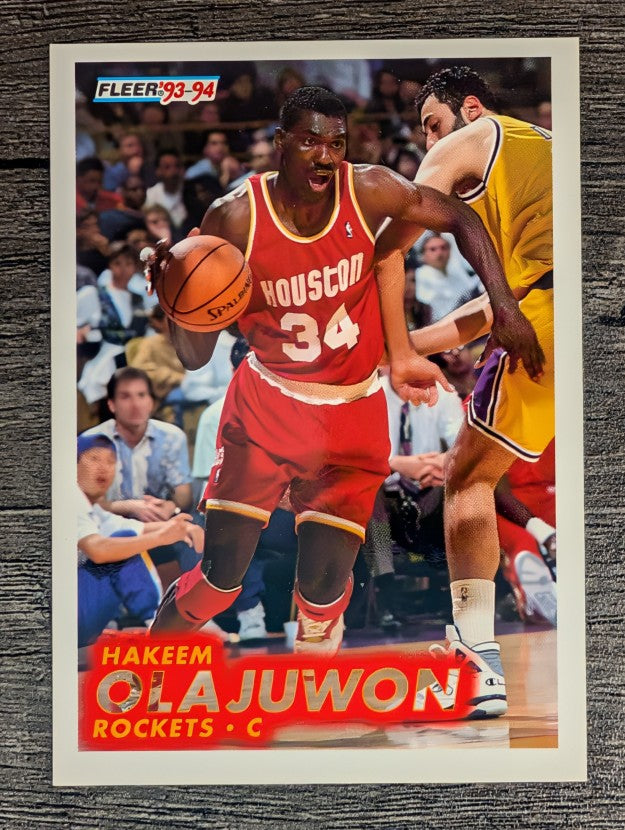 1993-94 Fleer #79 Hakeem Olajuwon