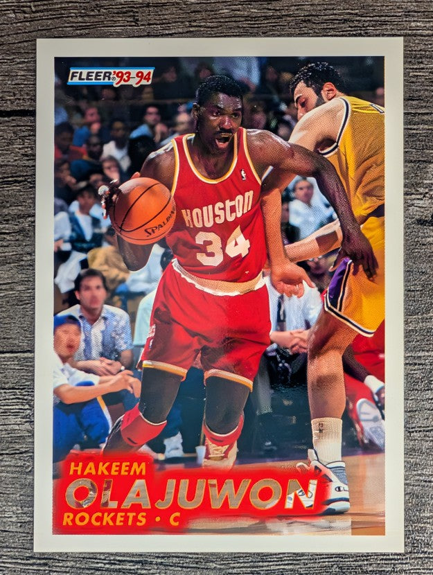 1993-94 Fleer #79 Hakeem Olajuwon