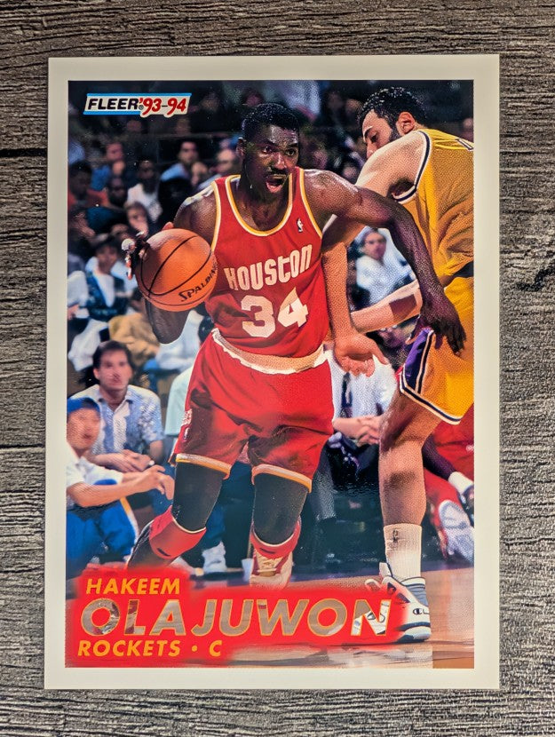 1993-94 Fleer #79 Hakeem Olajuwon