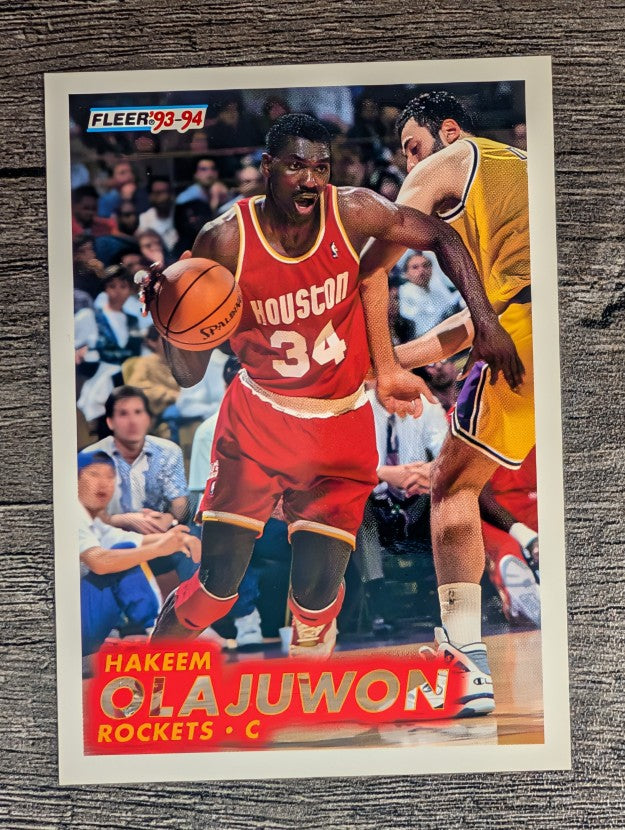 1993-94 Fleer #79 Hakeem Olajuwon
