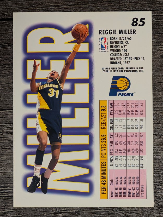 1993-94 Fleer #85 Reggie Miller