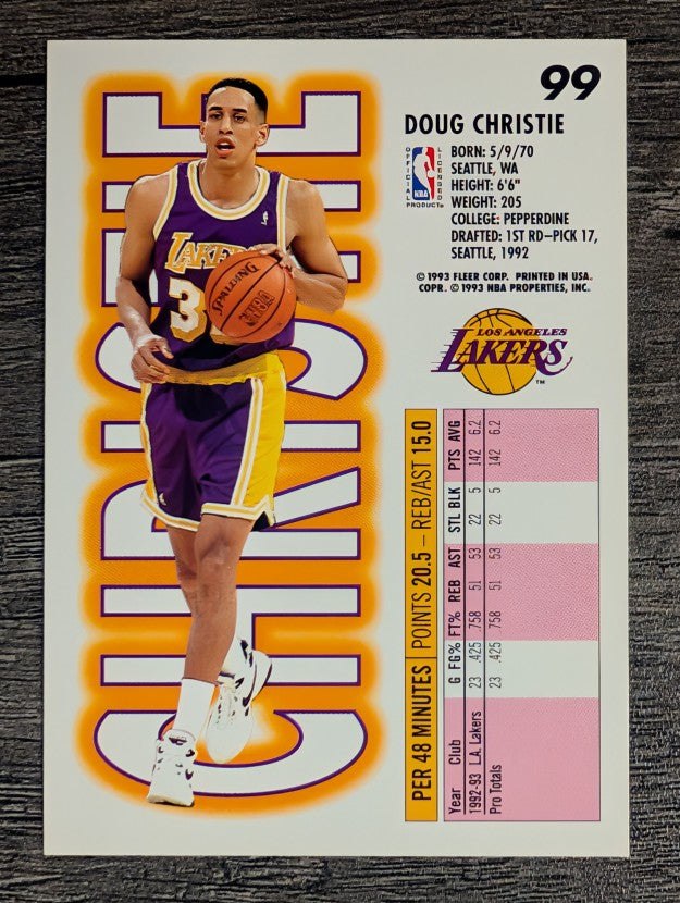 1993-94 Fleer #99 Doug Christie